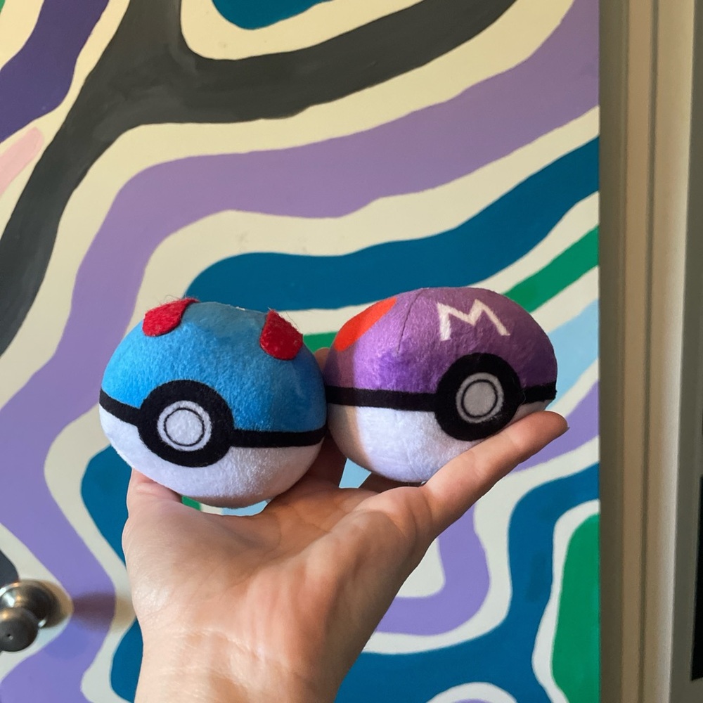 Small Plush Poke' Balls